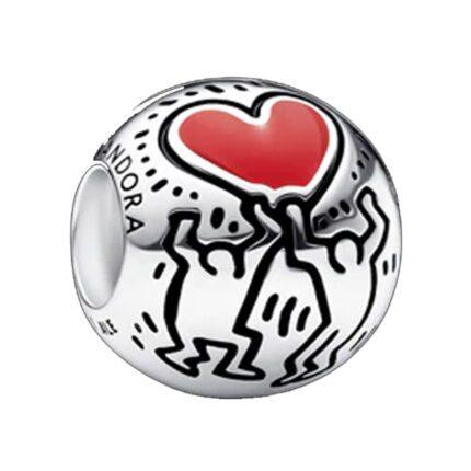 Шарм «Любовь и фигуры» Keith Haring™ x Pandora