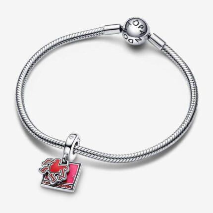 Шарм-подвеска «Ходячее сердце» Keith Haring™ x Pandora