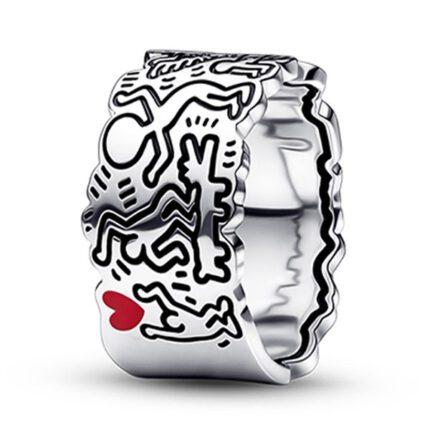 Кольцо «Любовь и люди» Keith Haring™ x Pandora