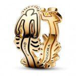 Кольцо «Волнистая фигура» Keith Haring™ x Pandora