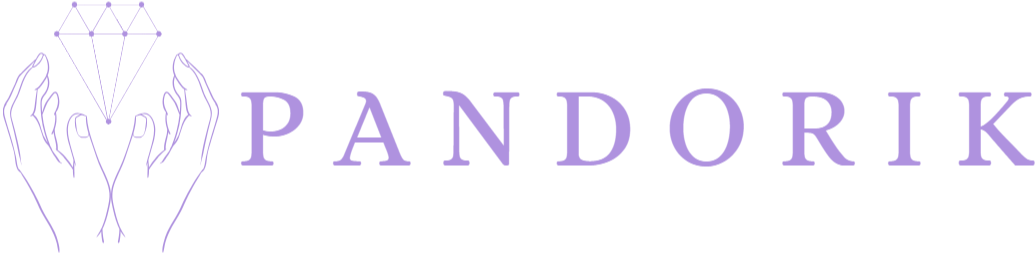 Серьги-кольца с логотипом Pandora и бусинами