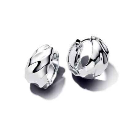 Серьги Pandora Рифленый маленький обруч